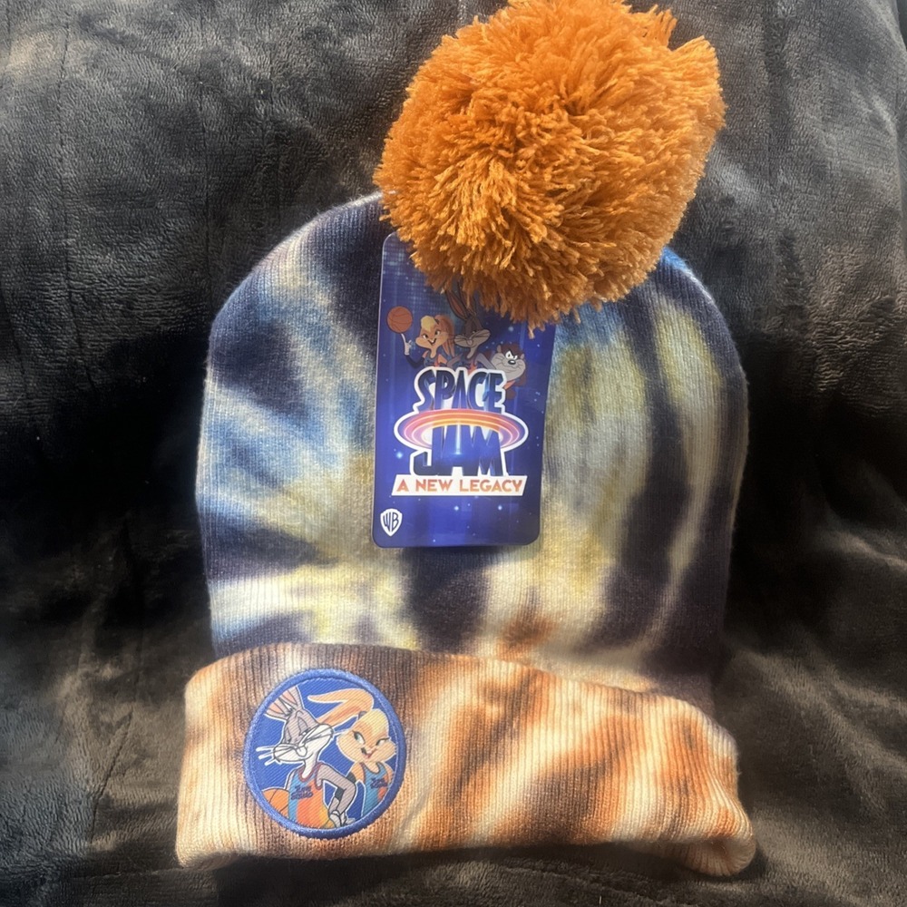 Space Jam A New Legacy Loony Tunes Beanie in Tye Dye New With Tags Bugs Bunny